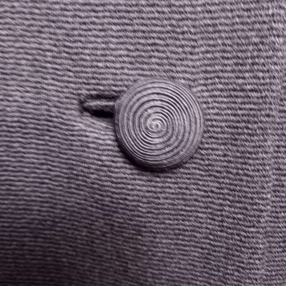 Vintage (1950's) Holly Gab Wool Coat w/Gray Mink Fur Collar - Picture 5 of 8